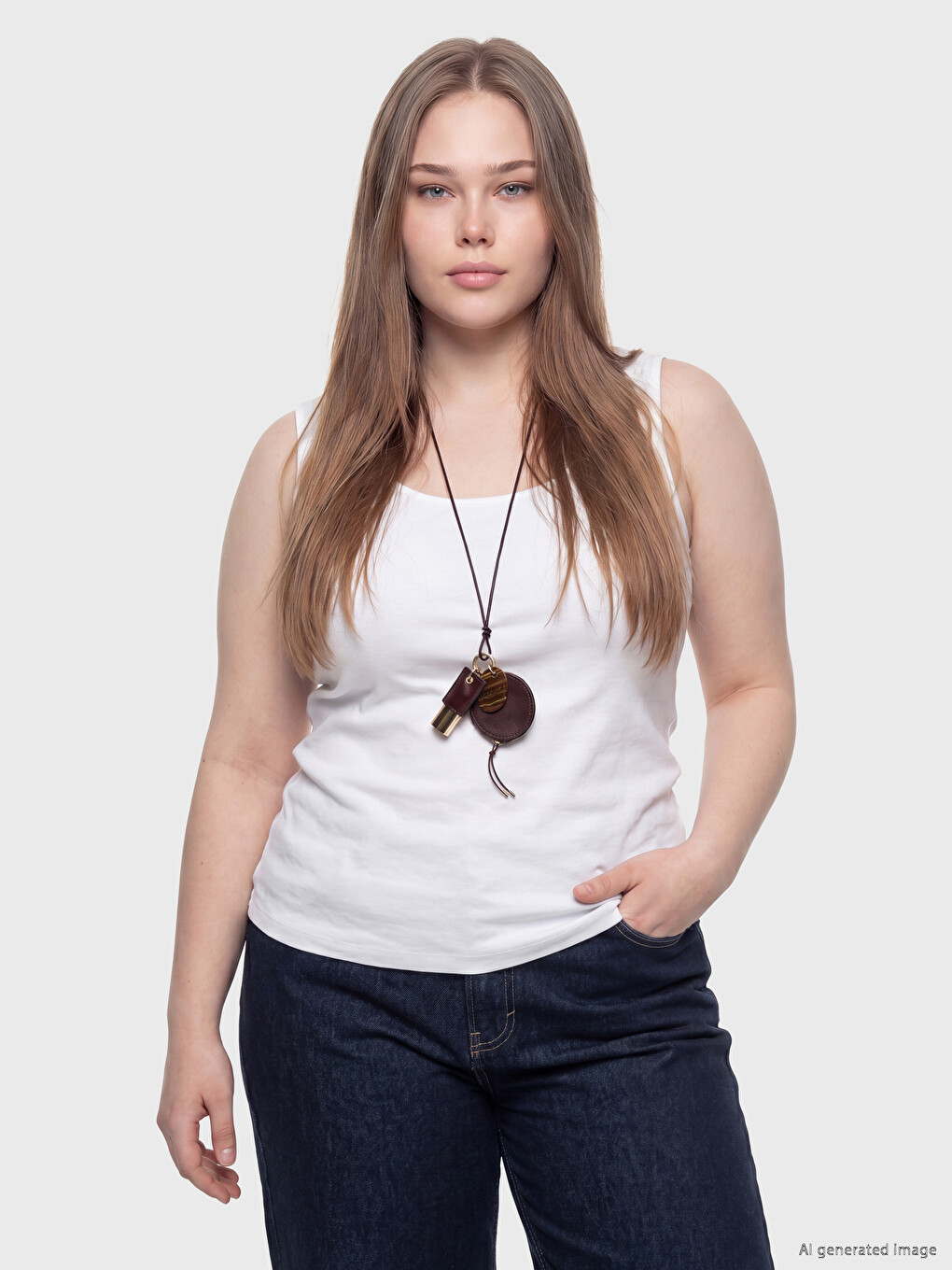 Plus Size U-izrez Atlet Majica Za Žene