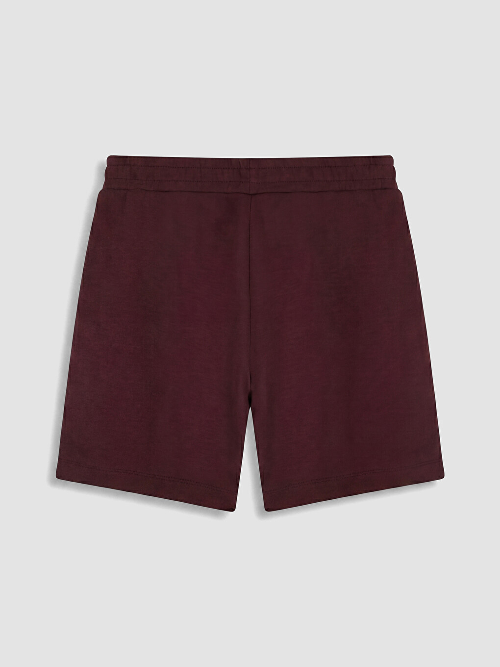 Bordo Beli Lastikli Soft Touch Kadın Şort-14