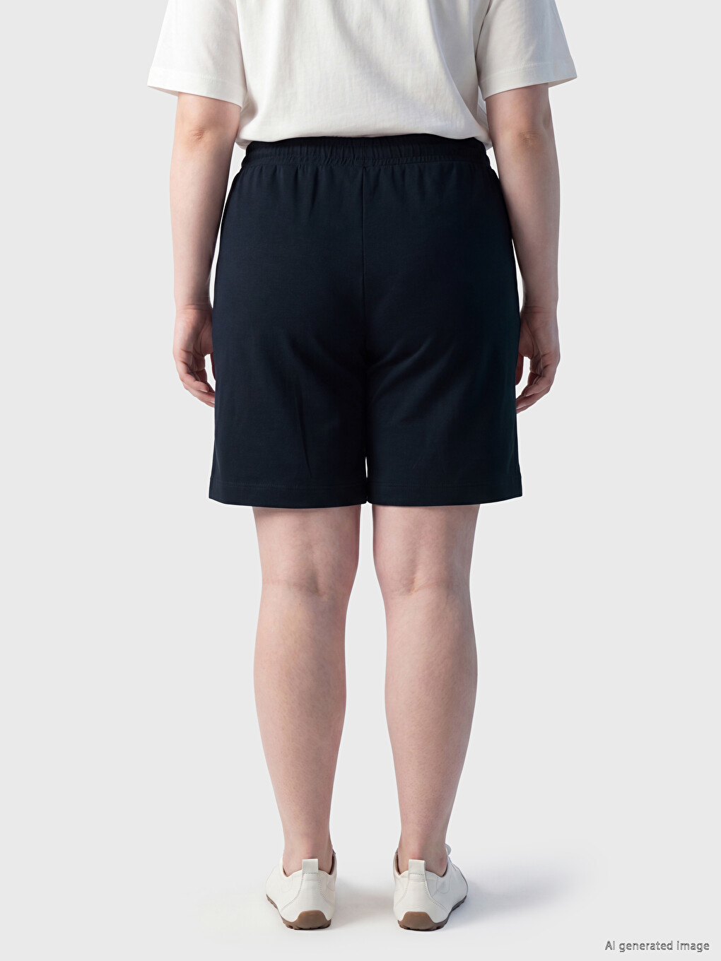 Plus Size Soft Touch Women's Shorts-6