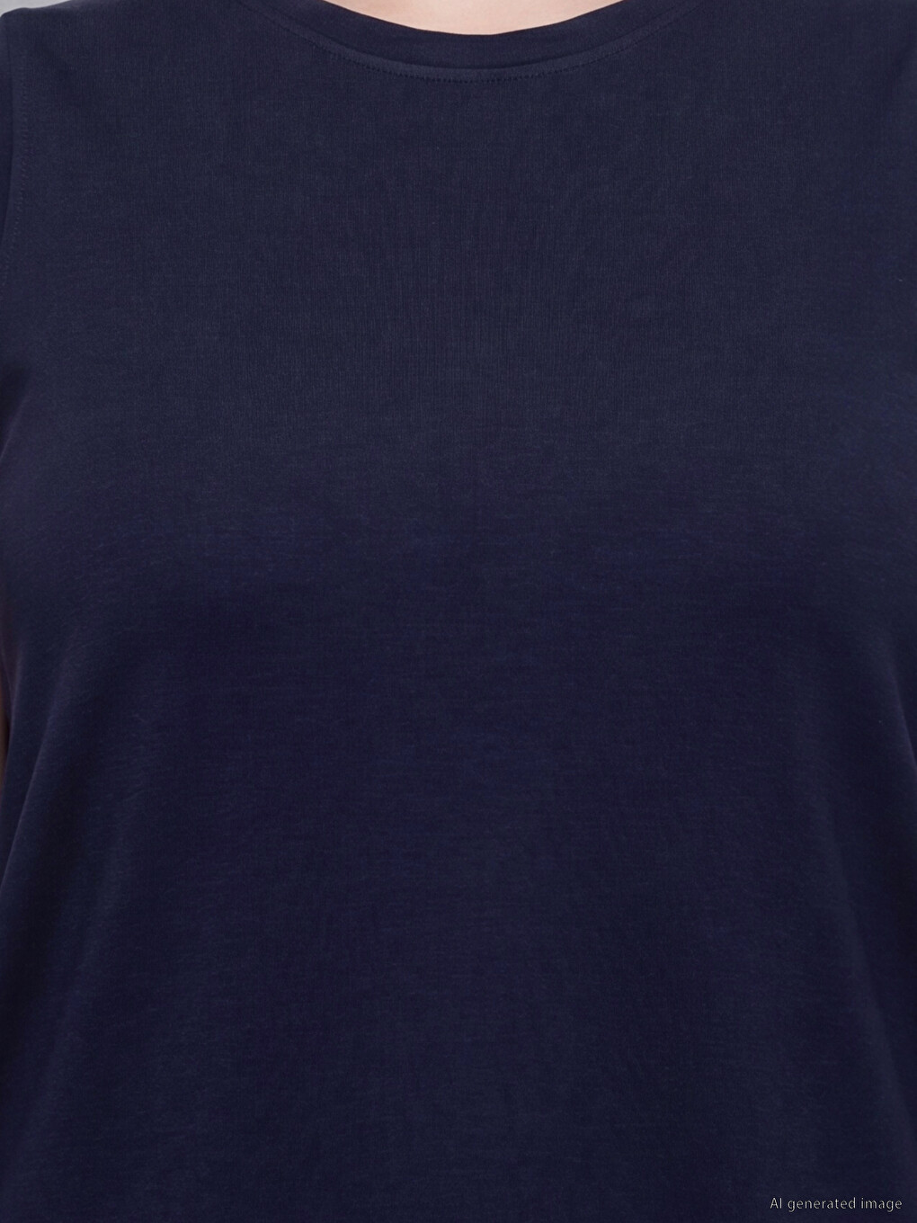 Plus Size Asimetrična Atlet Majica Za Žene-2