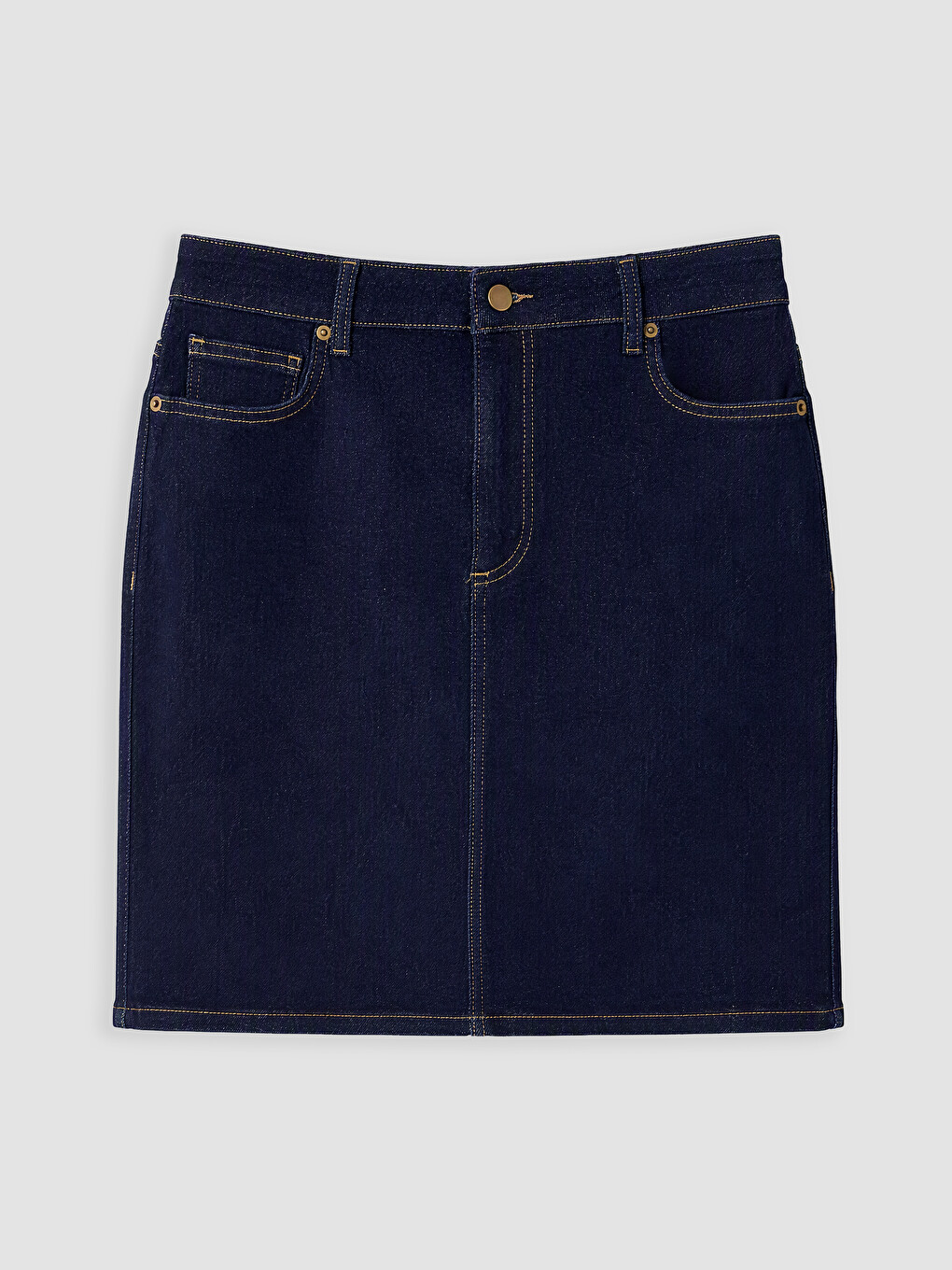 Lacivert Dar Fit Mini Jean Etek
