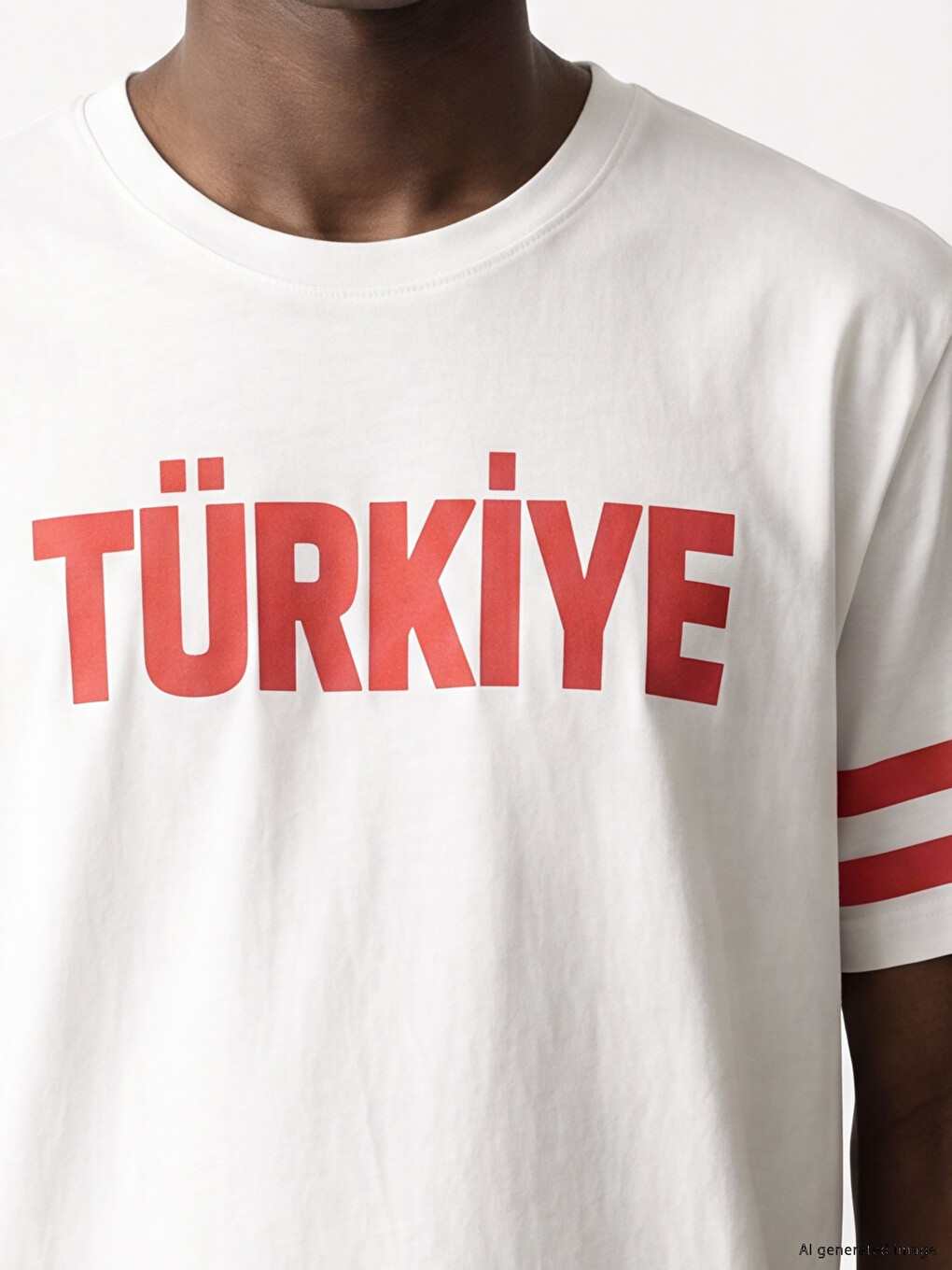 Crew Neck Turkey Printed Men's T-shirt-1