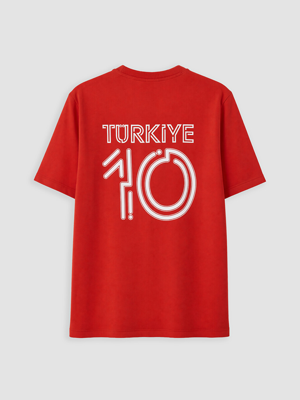 Turkey Printed Crew Neck Men's T-Shirt-3