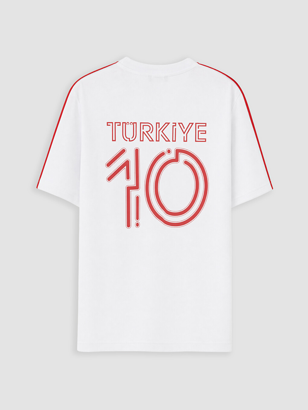 Crew Neck Turkey Printed Men's T-Shirt-4