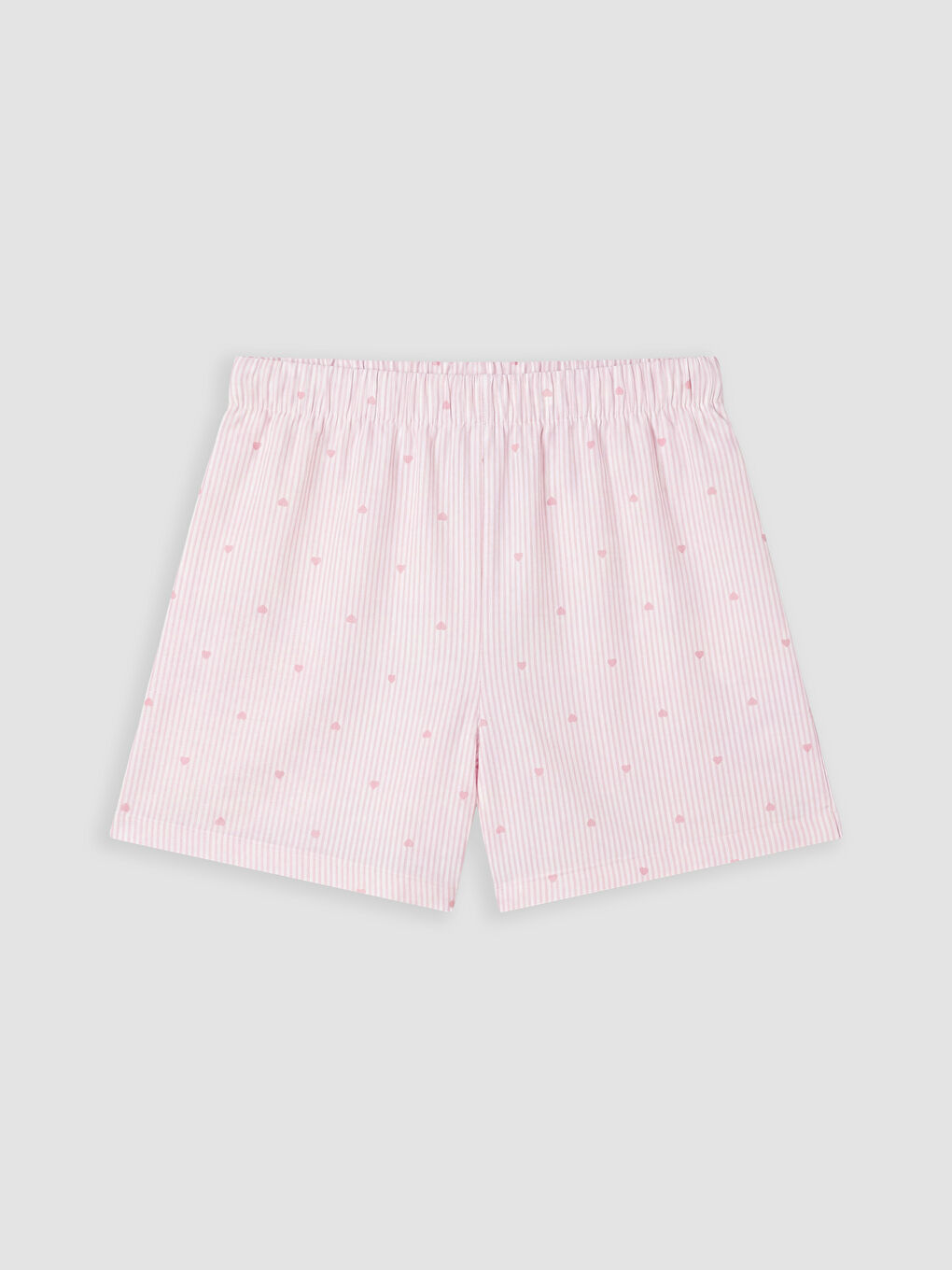 Pembe Gömlek Yaka Kız Çocuk Şortlu Pijama Takımı-3
