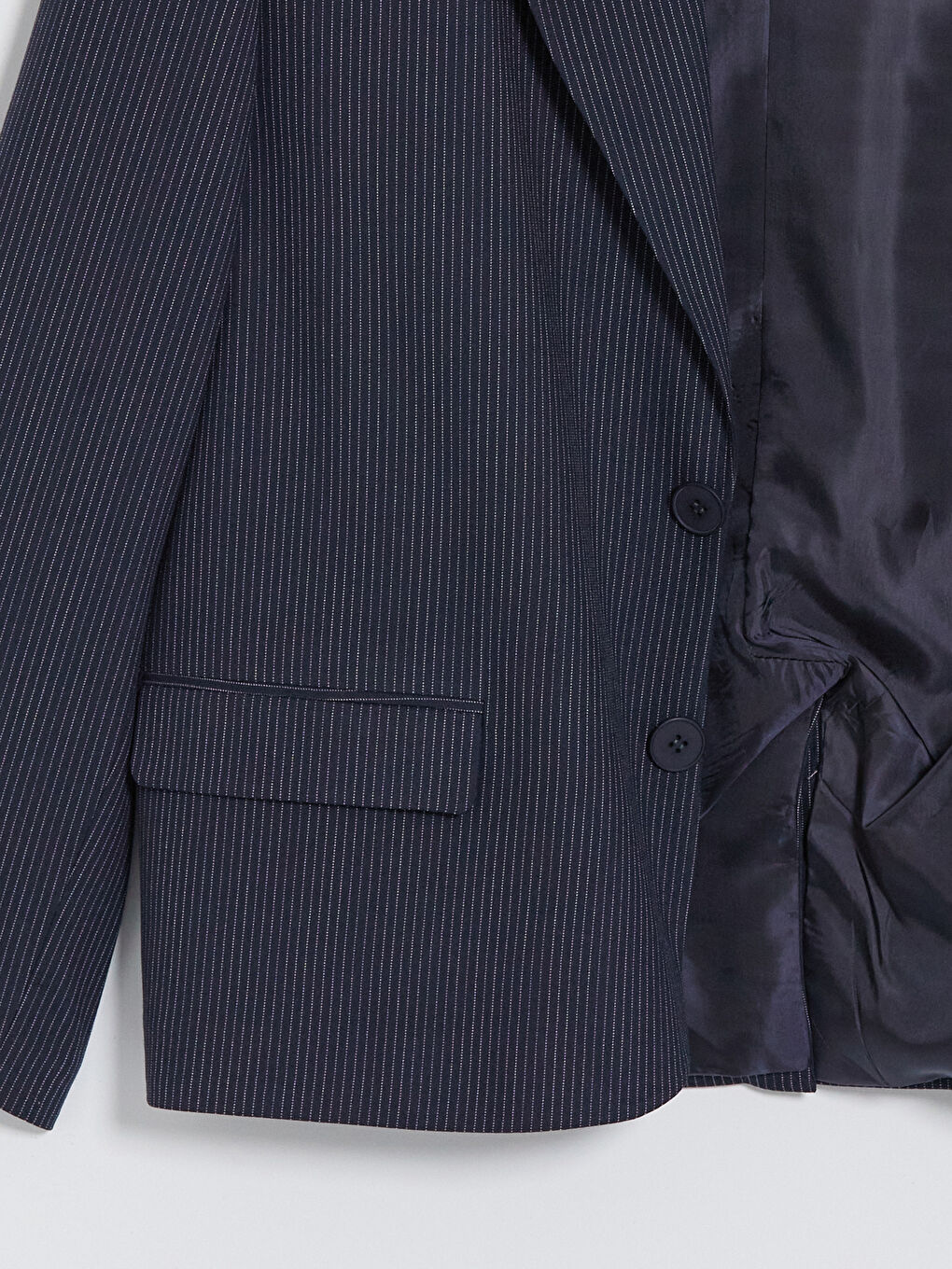 Lacivert Regular Fit Erkek Blazer Ceket-3