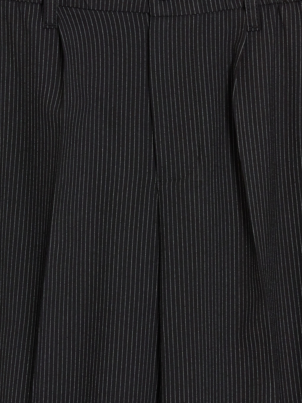 Siyah Regular Fit Erkek Pileli Pantolon-2