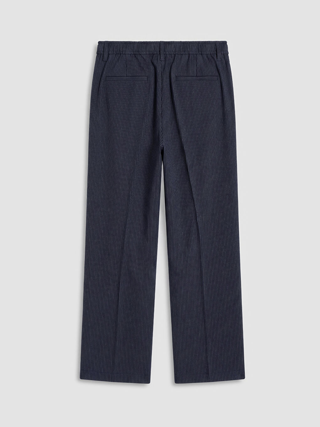 Lacivert Regular Fit Erkek Pileli Pantolon-1