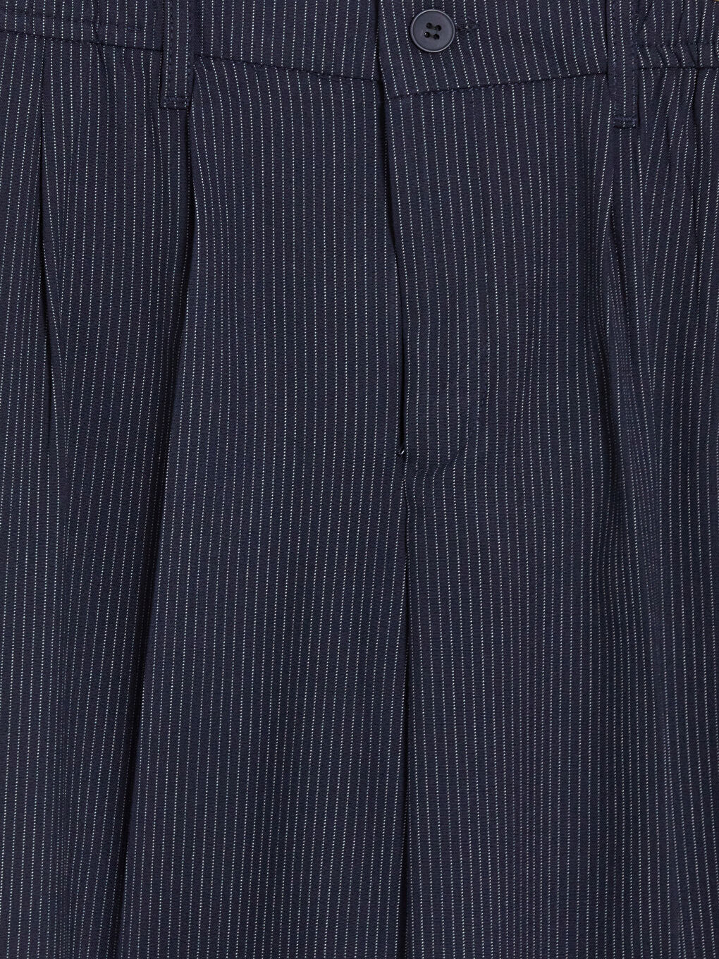 Lacivert Regular Fit Erkek Pileli Pantolon-2