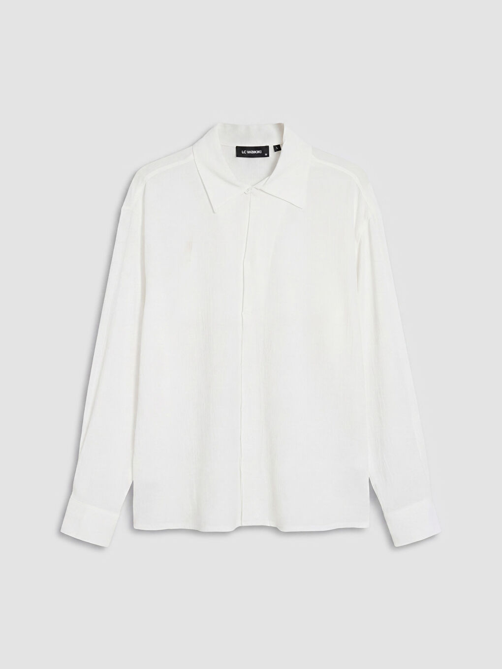 Beyaz Regular Fit Erkek Gömlek