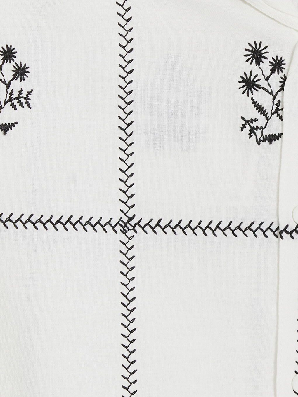 Beyaz Regular Fit Desenli Erkek Gömlek-2