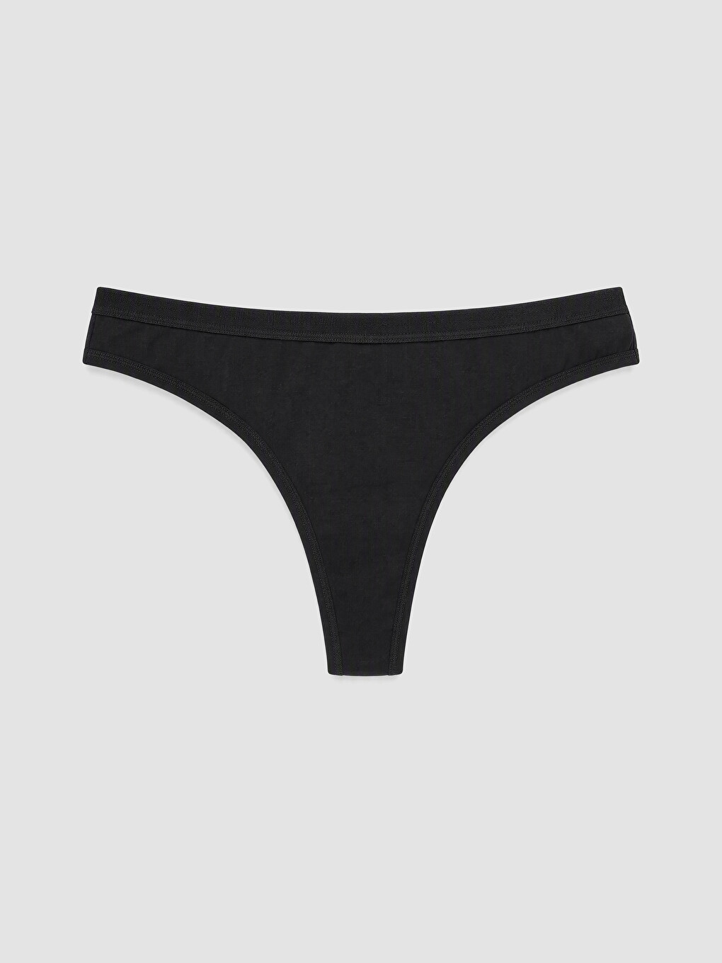 Woman Black Thong Knickers