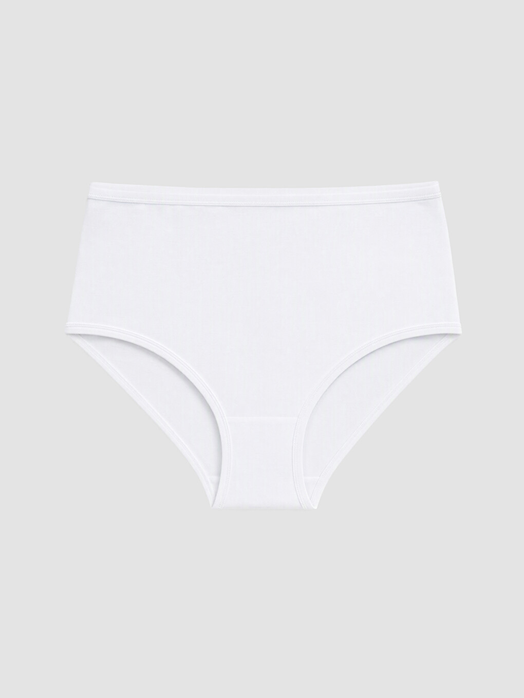 Woman White High-waisted Knickers