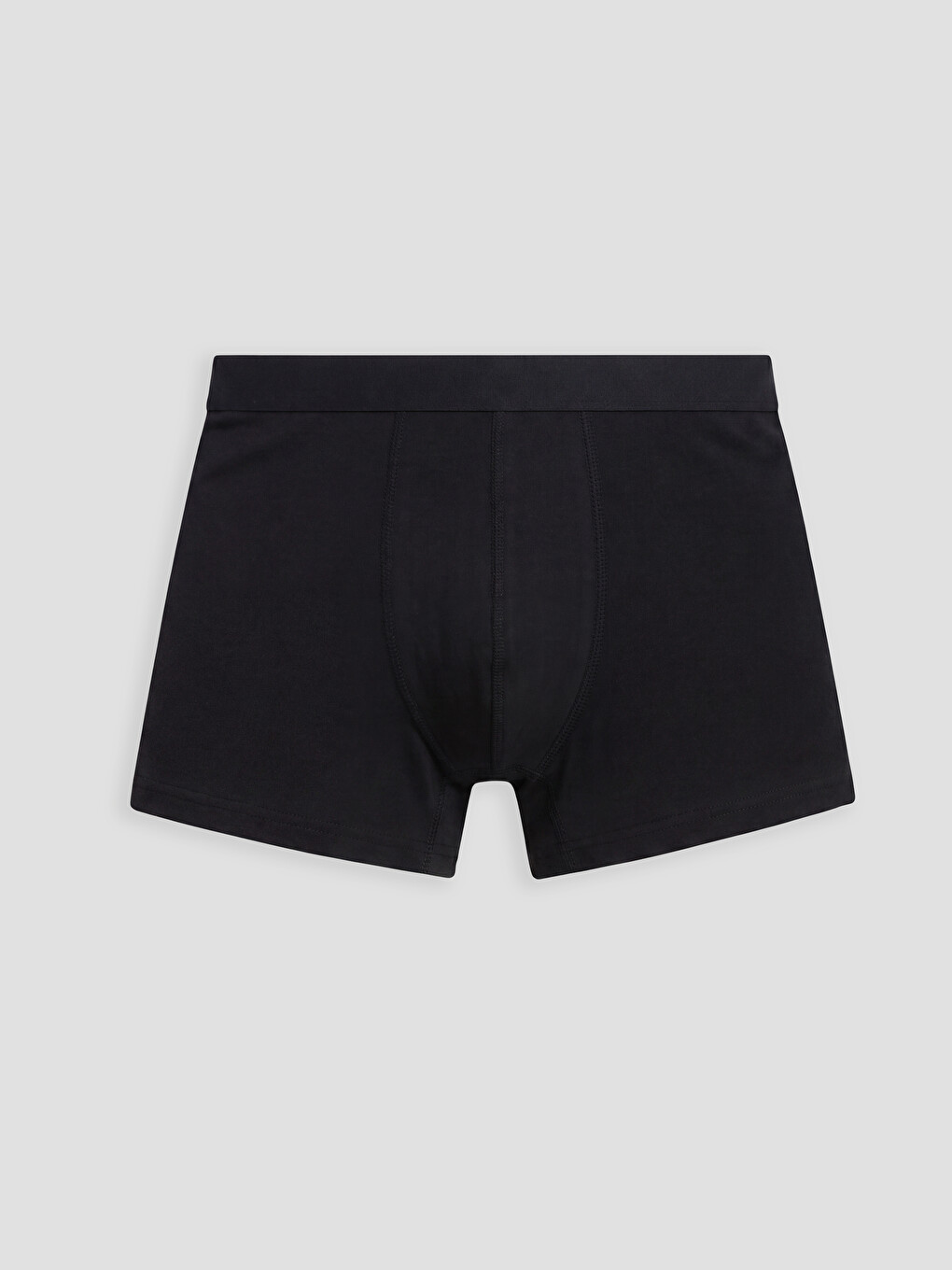 Siyah Pamuklu Esnek Erkek Boxer 7'li-1