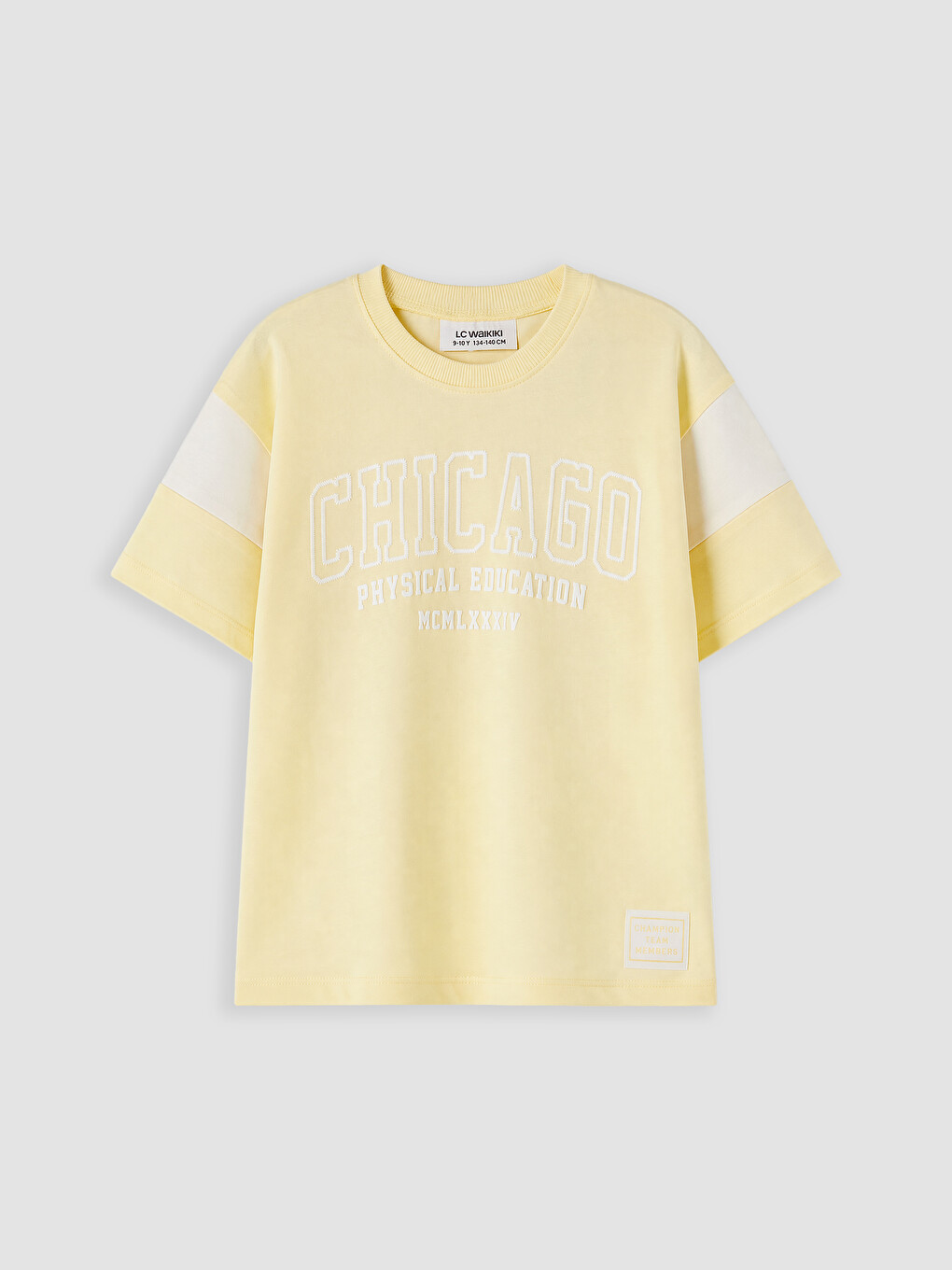 Sarı Chicago Baskılı Erkek Çocuk Takım-1