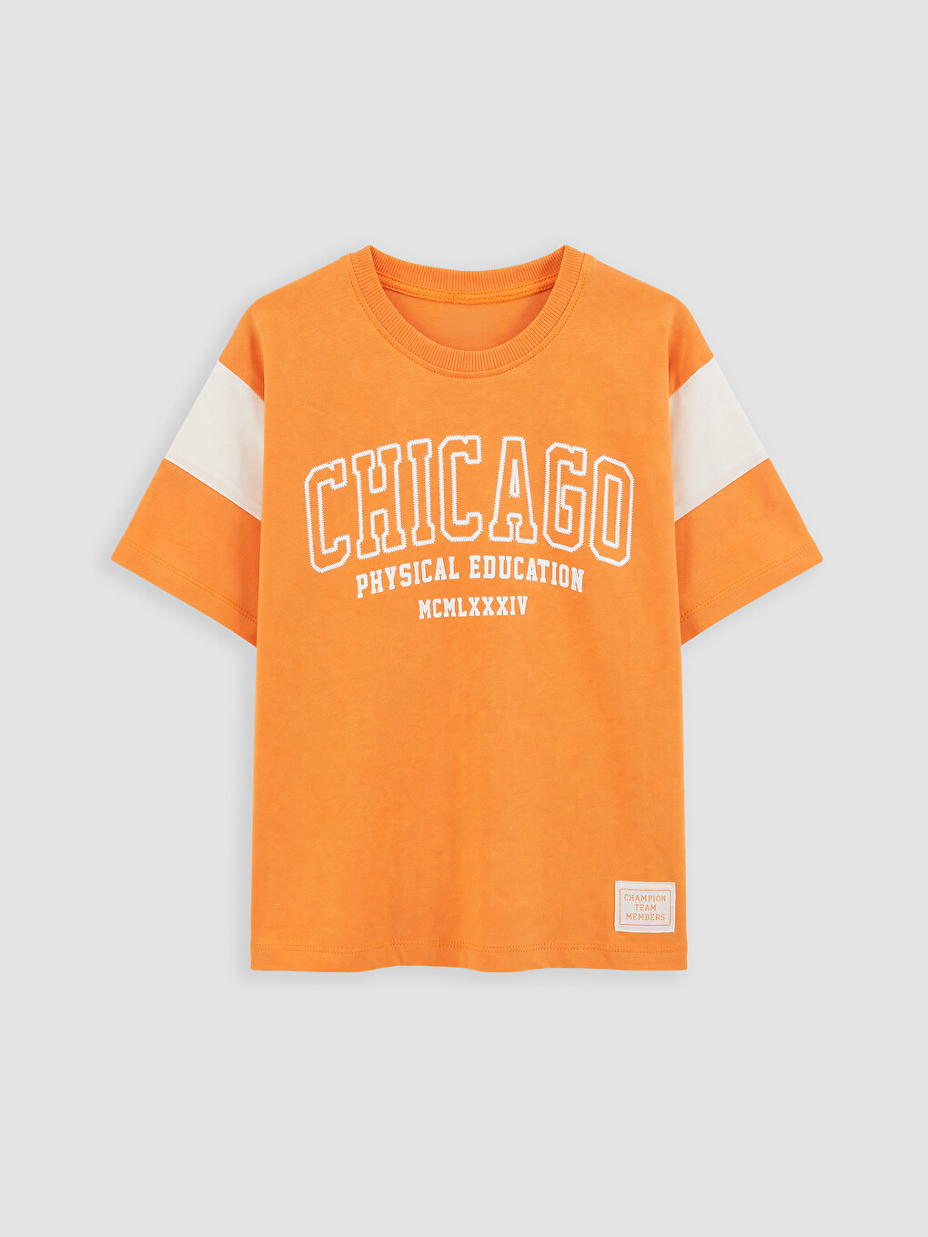 Turuncu Chicago Baskılı Erkek Çocuk Takım-1