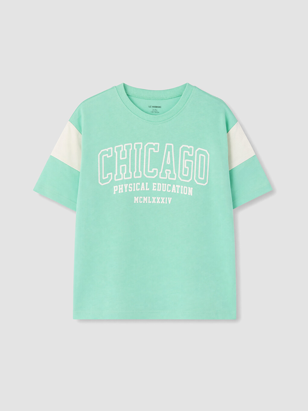 Yeşil Chicago Baskılı Erkek Çocuk Takım-1