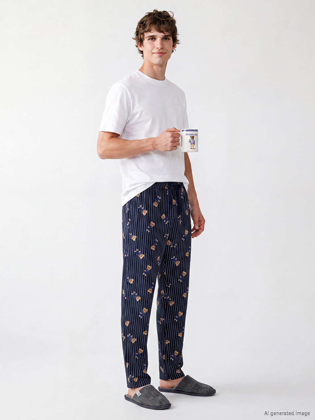 Regular Fit Printed Men's Pyjamas Bottoms-1