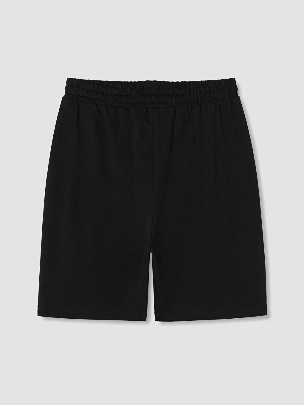 Siyah Muhammed Ali Baskılı Erkek Pijama Alt Şort-2
