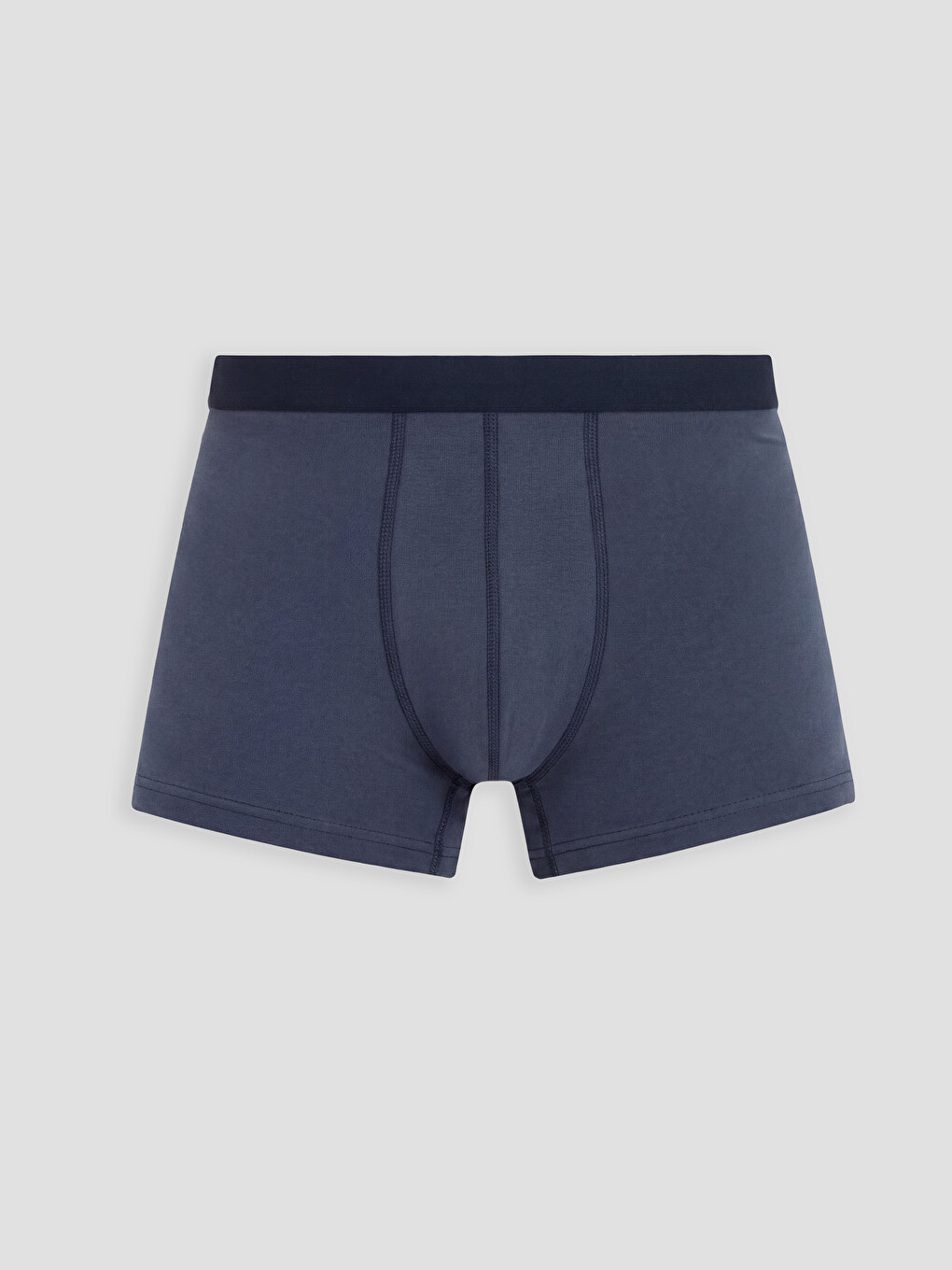 Lacivert Pamuklu Erkek Kumaş Erkek Boxer 7'li-4
