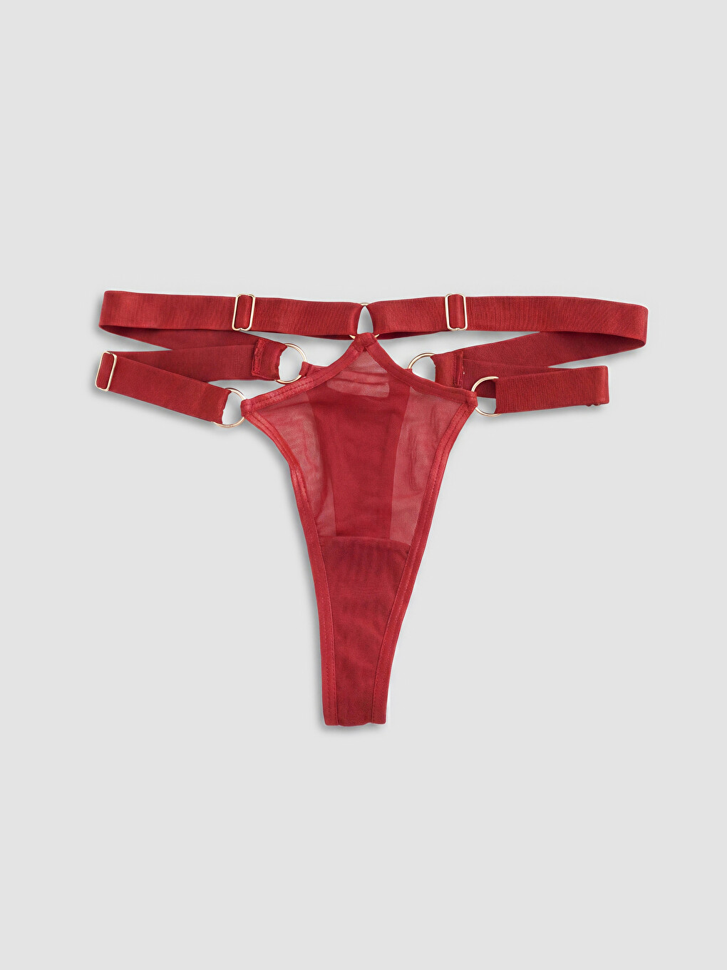 Tulle Fancy Thong Knickers