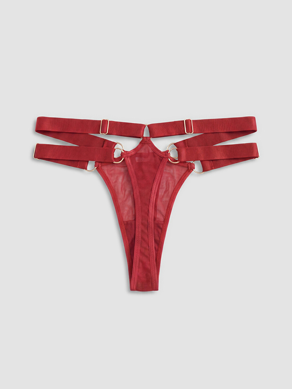 Tulle Fancy Thong Knickers-1