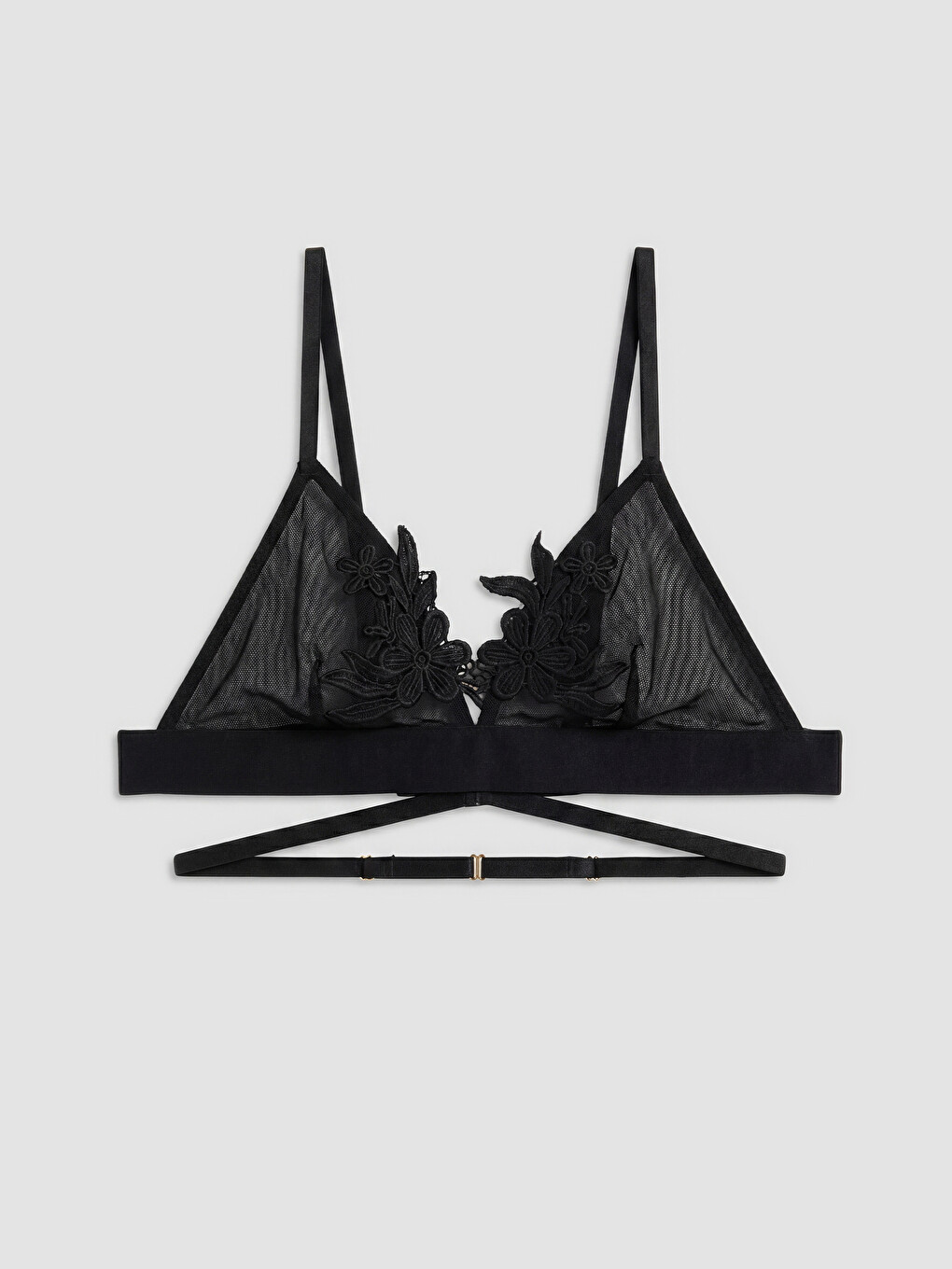 Band Detailed Fancy Bra