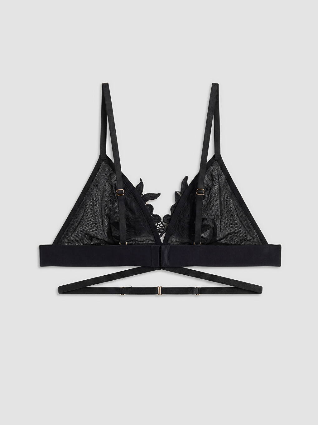 Band Detailed Fancy Bra-1