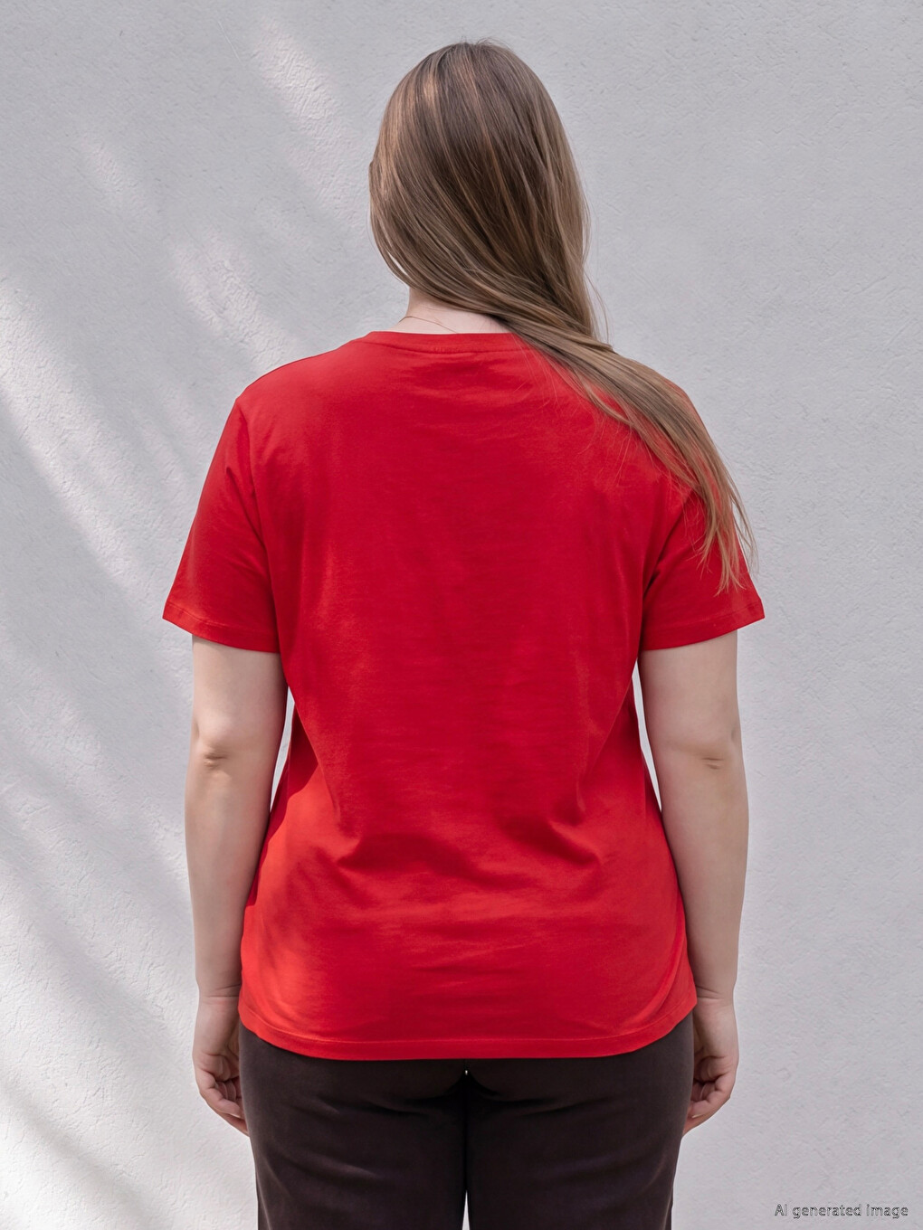 Plus Size 100% Cotton Women's T-shirt-3