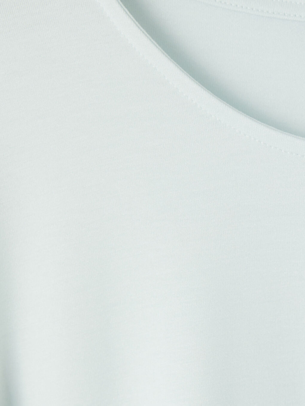 Mavi Kolay Giyilebilir Kadın Pijama Üstü-1