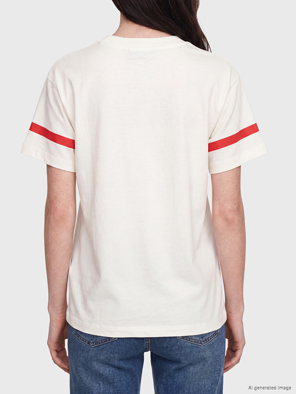 Woman White T-Shirt-3
