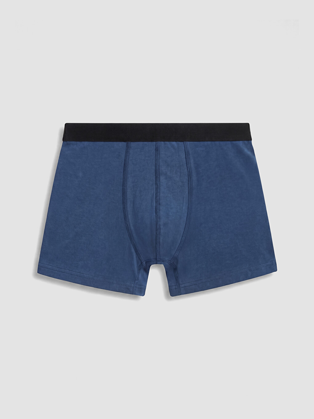 Lacivert Pamuklu Esnek Erkek Boxer 3'lü-3