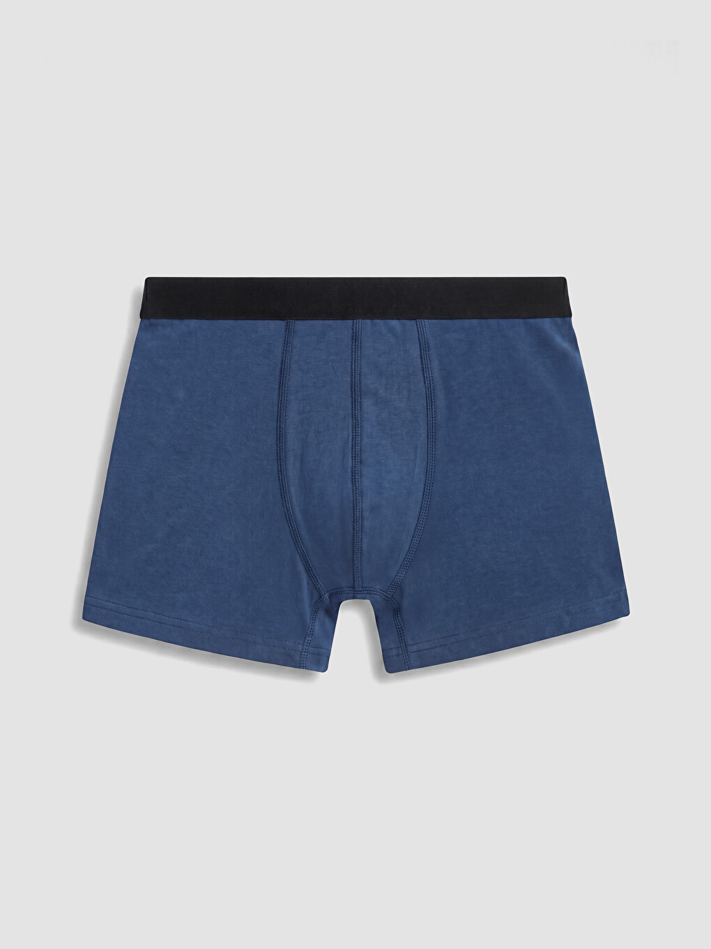 Lacivert Pamuklu Esnek Erkek Boxer 3'lü-4
