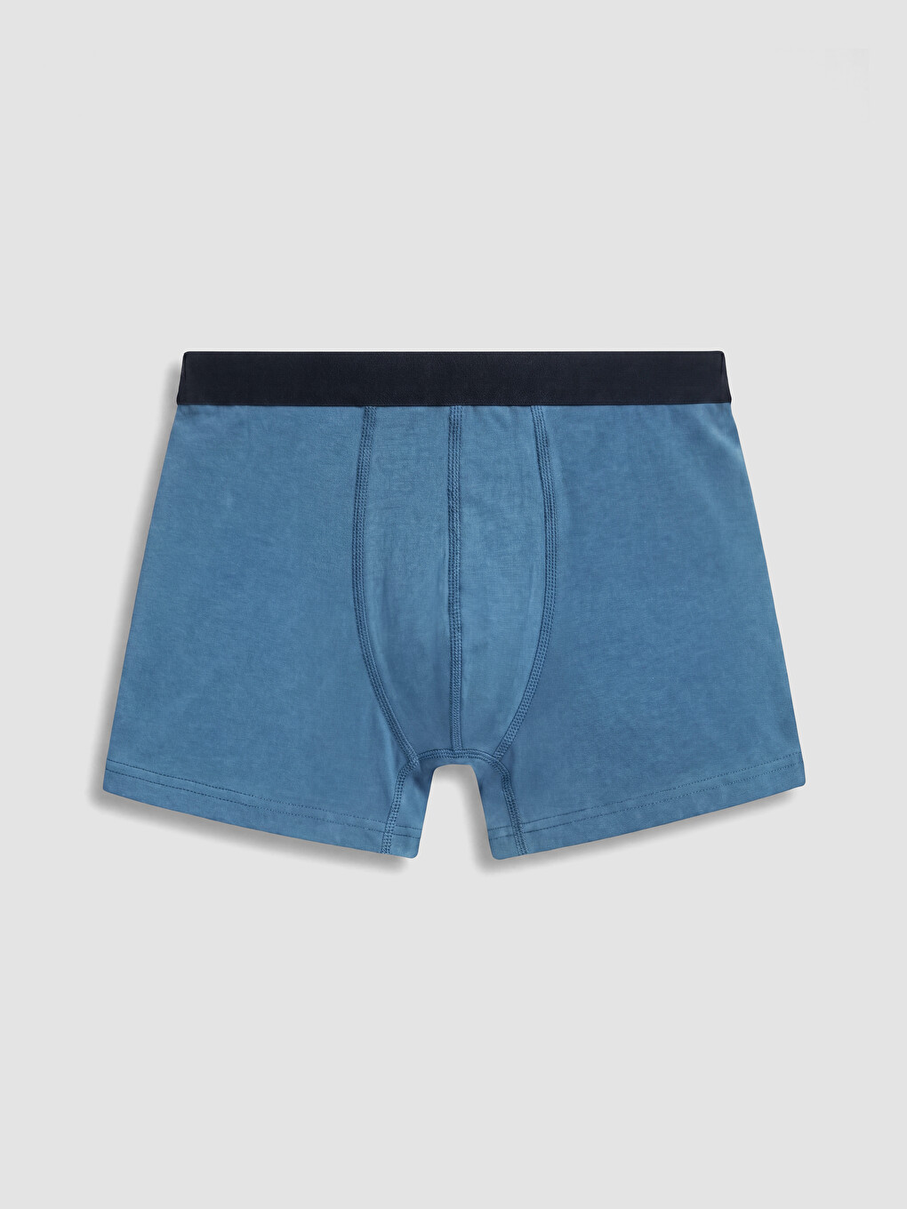Lacivert Pamuklu Esnek Erkek Boxer 3'lü-5