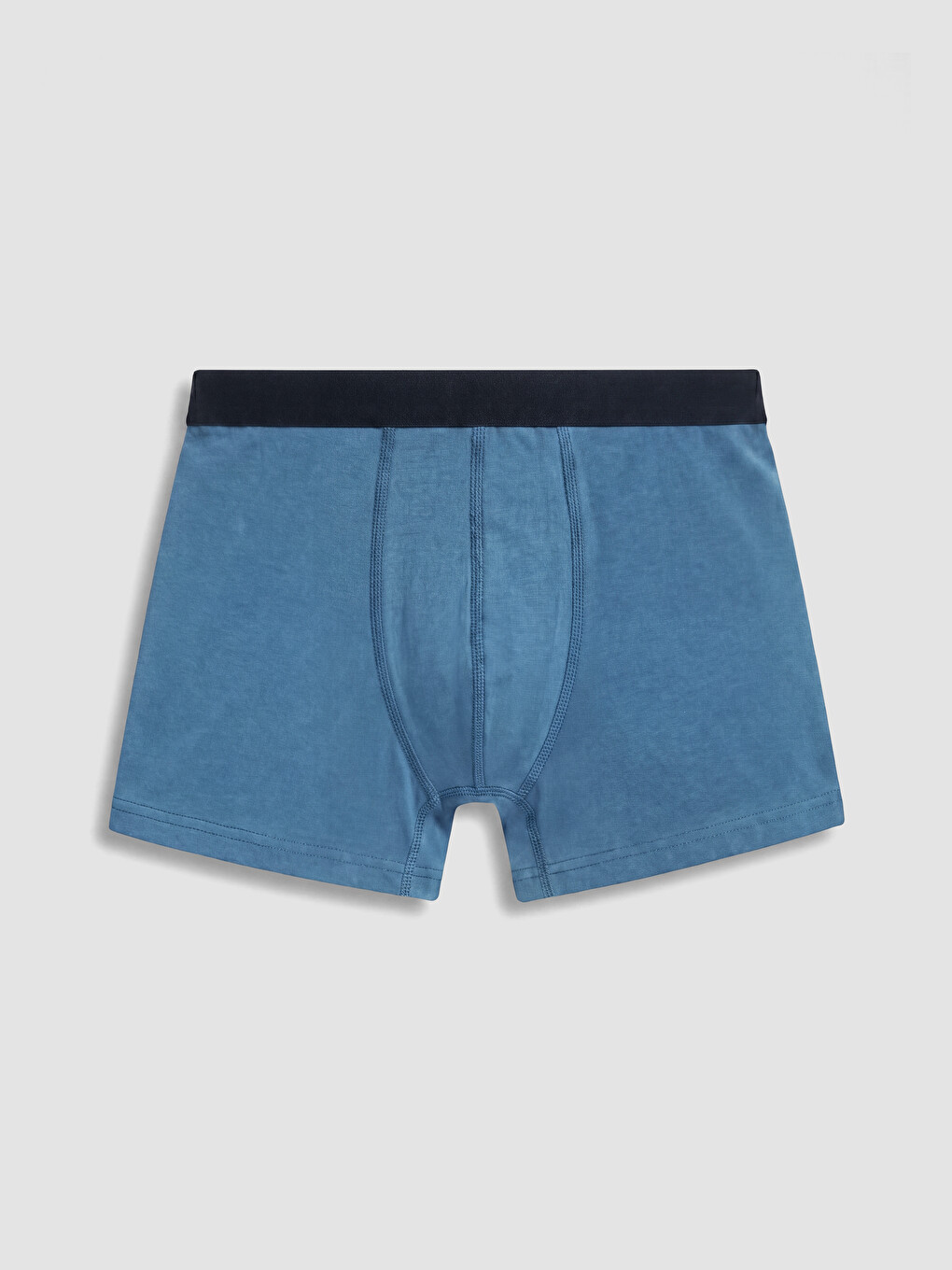 Lacivert Pamuklu Esnek Erkek Boxer 3'lü-6