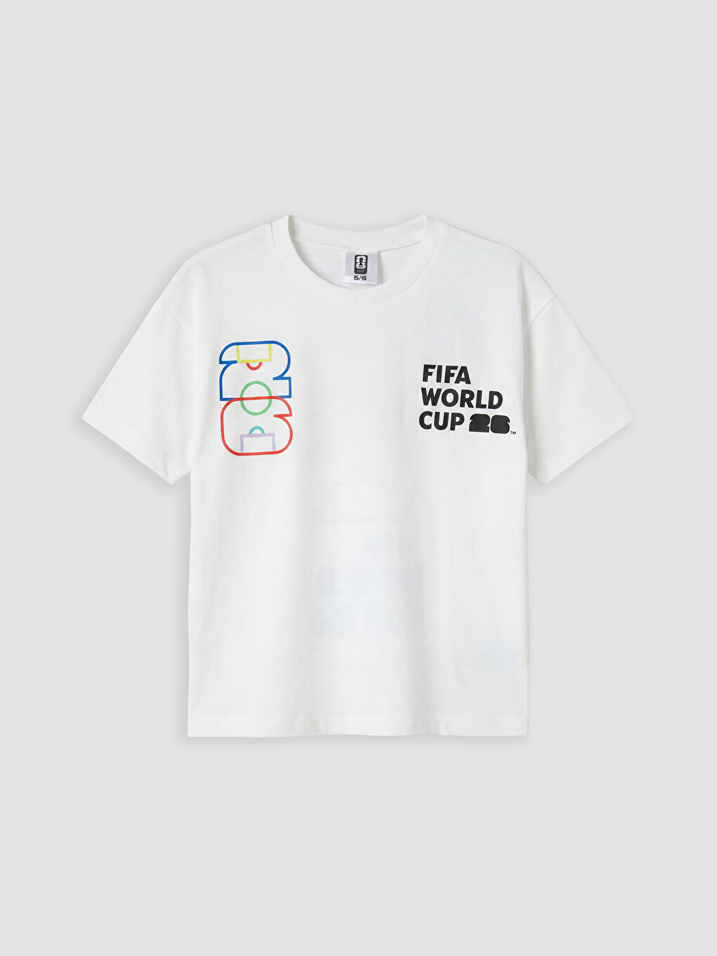 Majica sa okruglim izrezom FIFA 2026 sa štampom za dečake-2