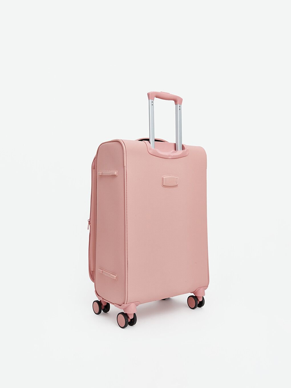 Pembe Kilit Detaylı Küçük Boy Valiz-1