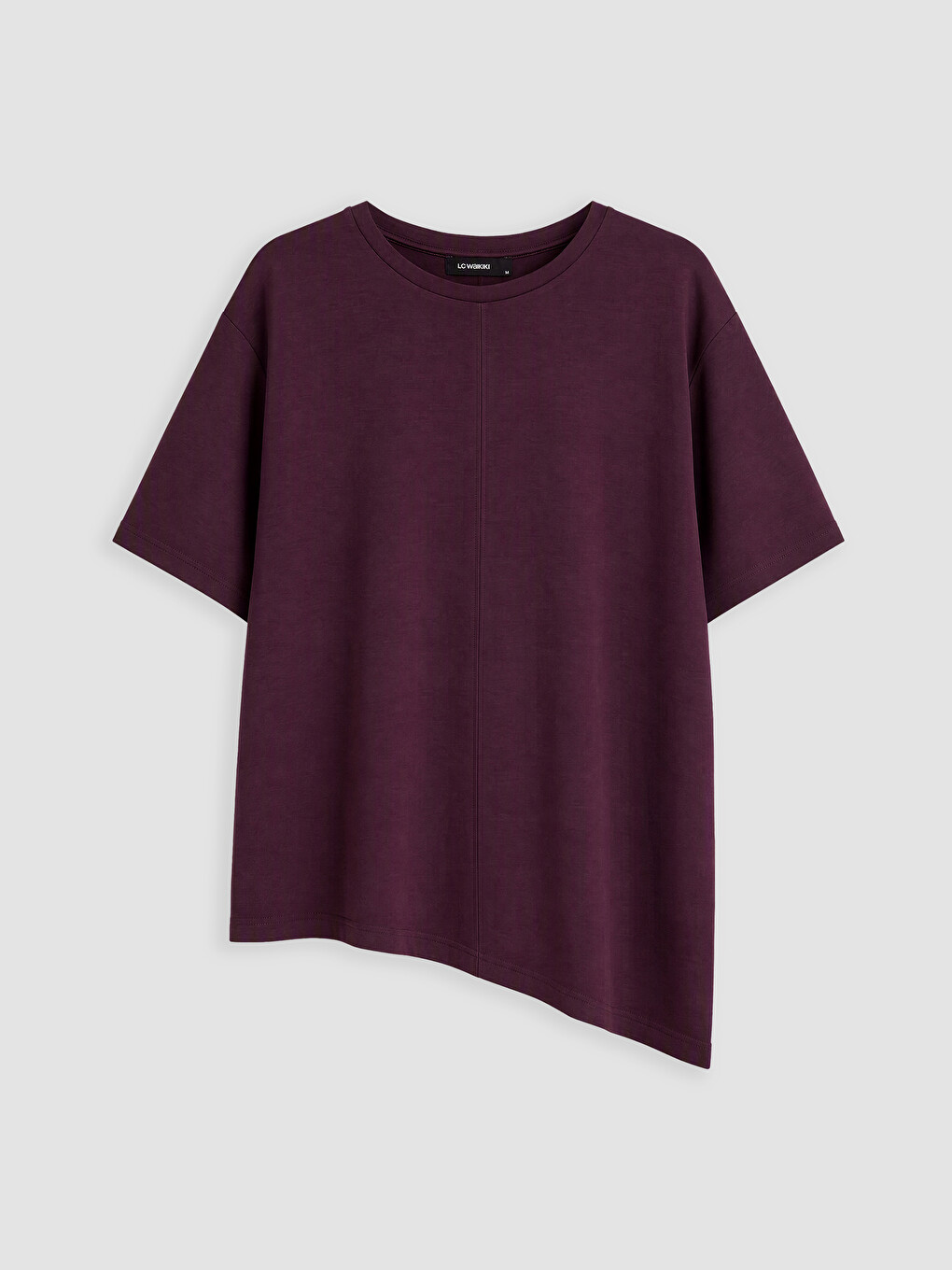 Plus Size Soft Touch Asymmetric Blouse