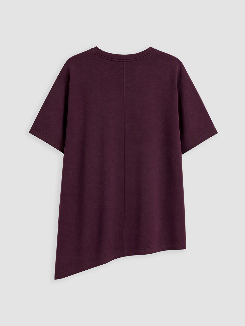 Plus Size Soft Touch Asymmetric Blouse-2