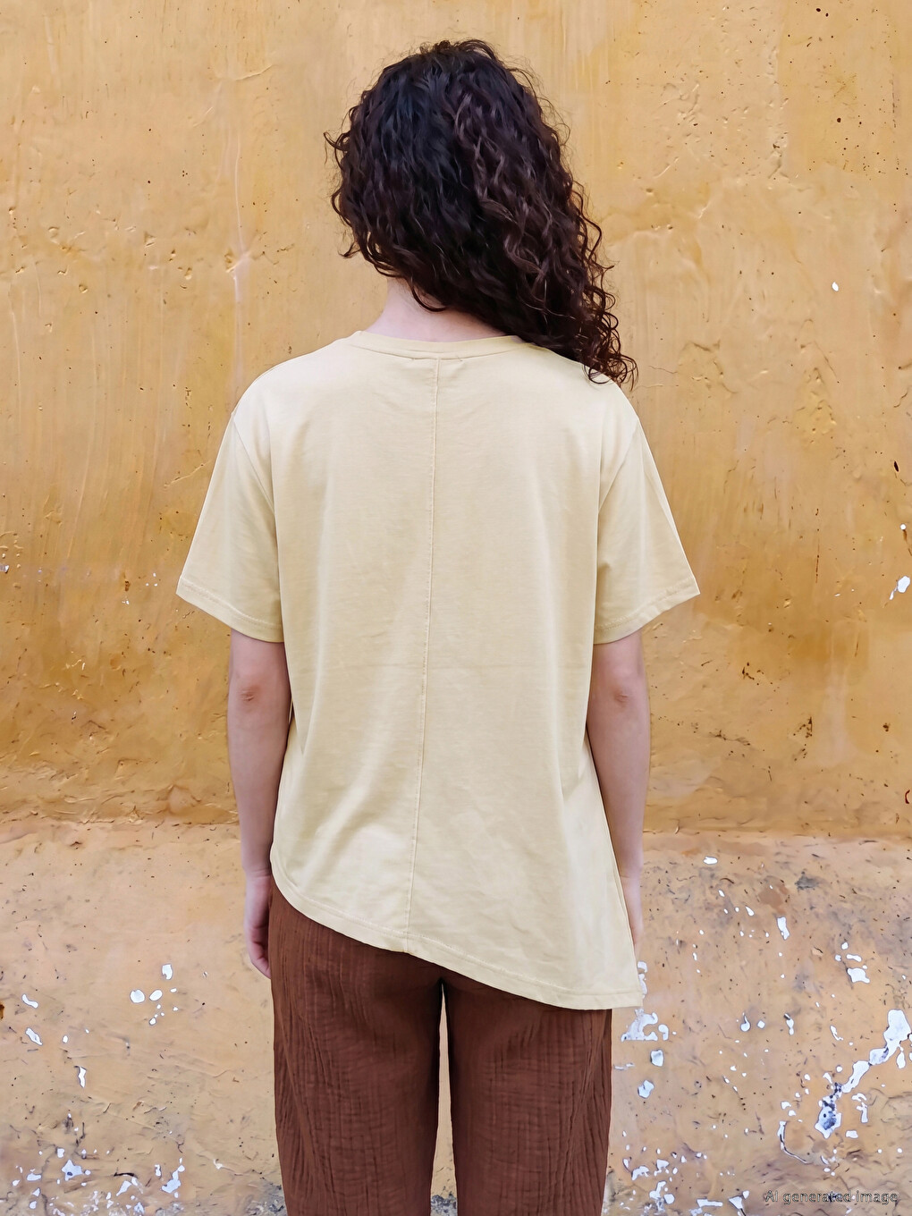 Soft Touch Asymmetric Cut Women's T-shirt-3