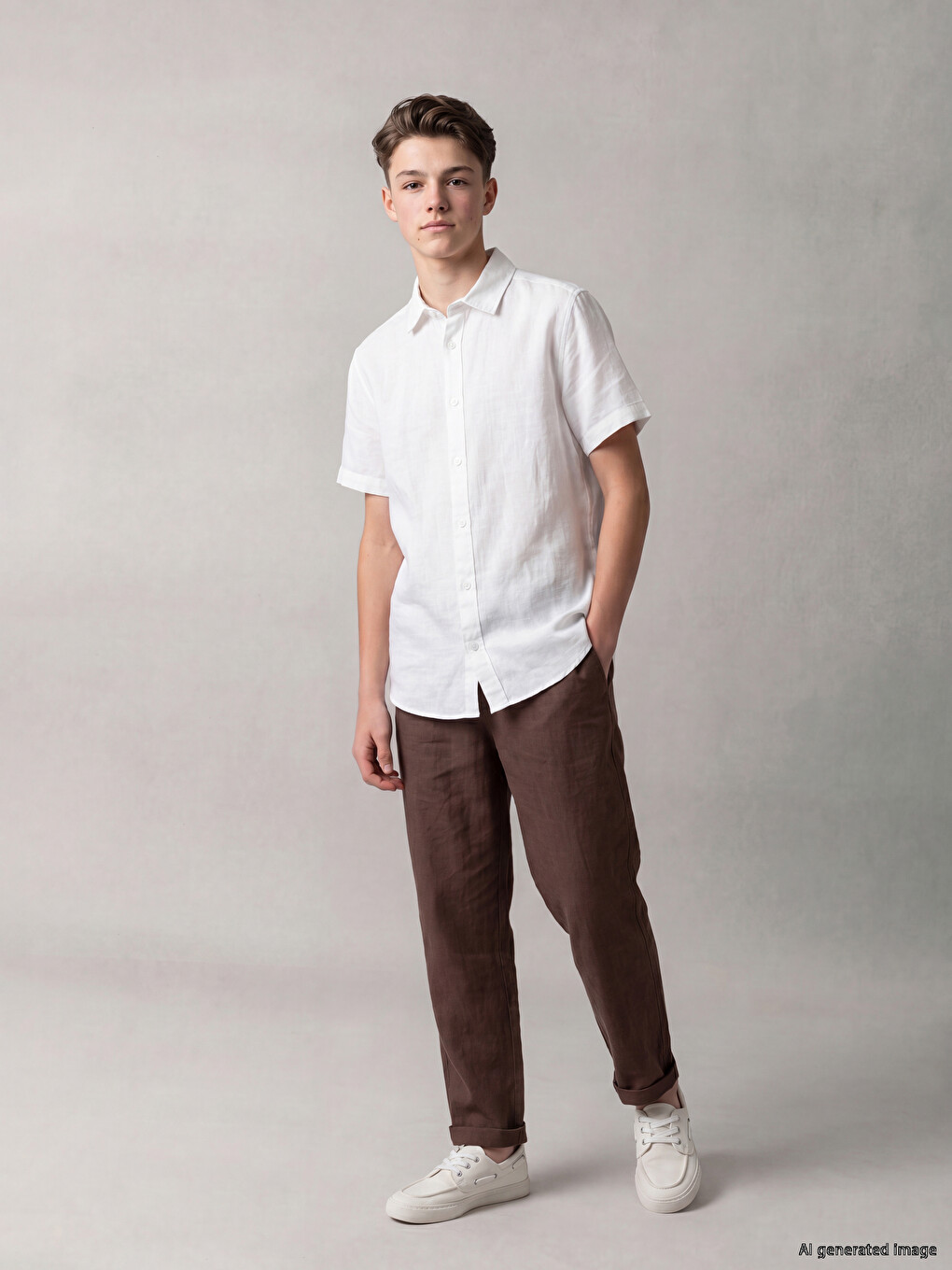 Boys' Shirt And Pants Set-1
