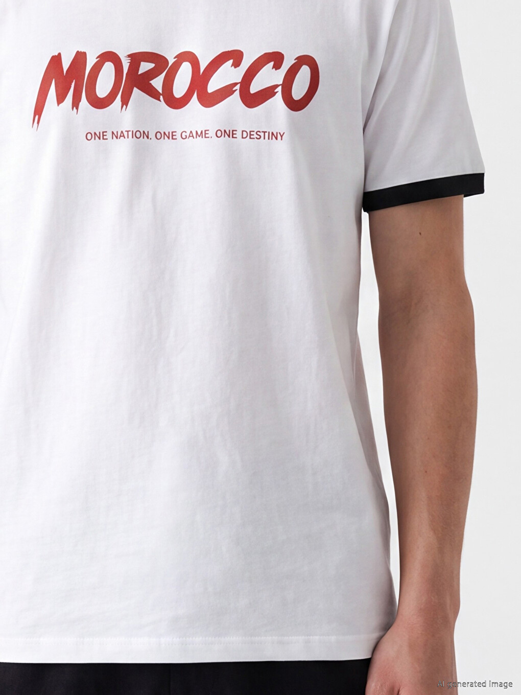 Crew Neck Morocco Printed Men's T-shirt-2