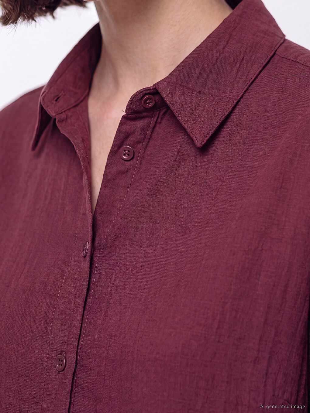 Textured Women's Shirt Tunic-2