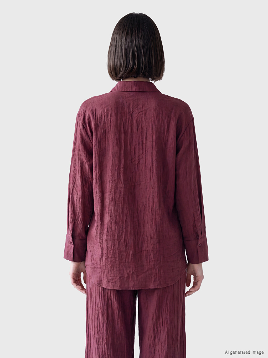 Textured Women's Shirt Tunic-3