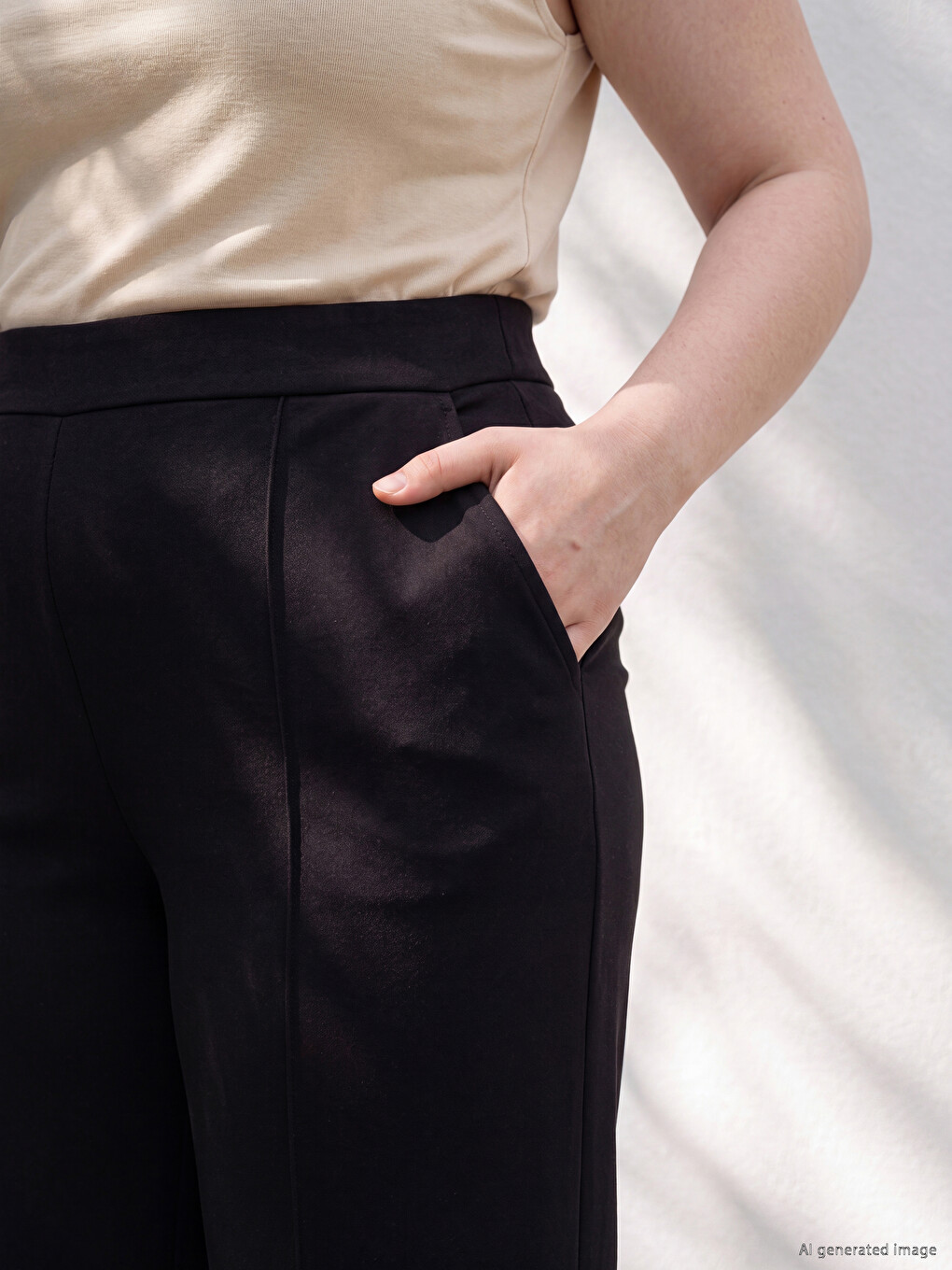 Plus Size Soft Touch Women's Sweatpants-2