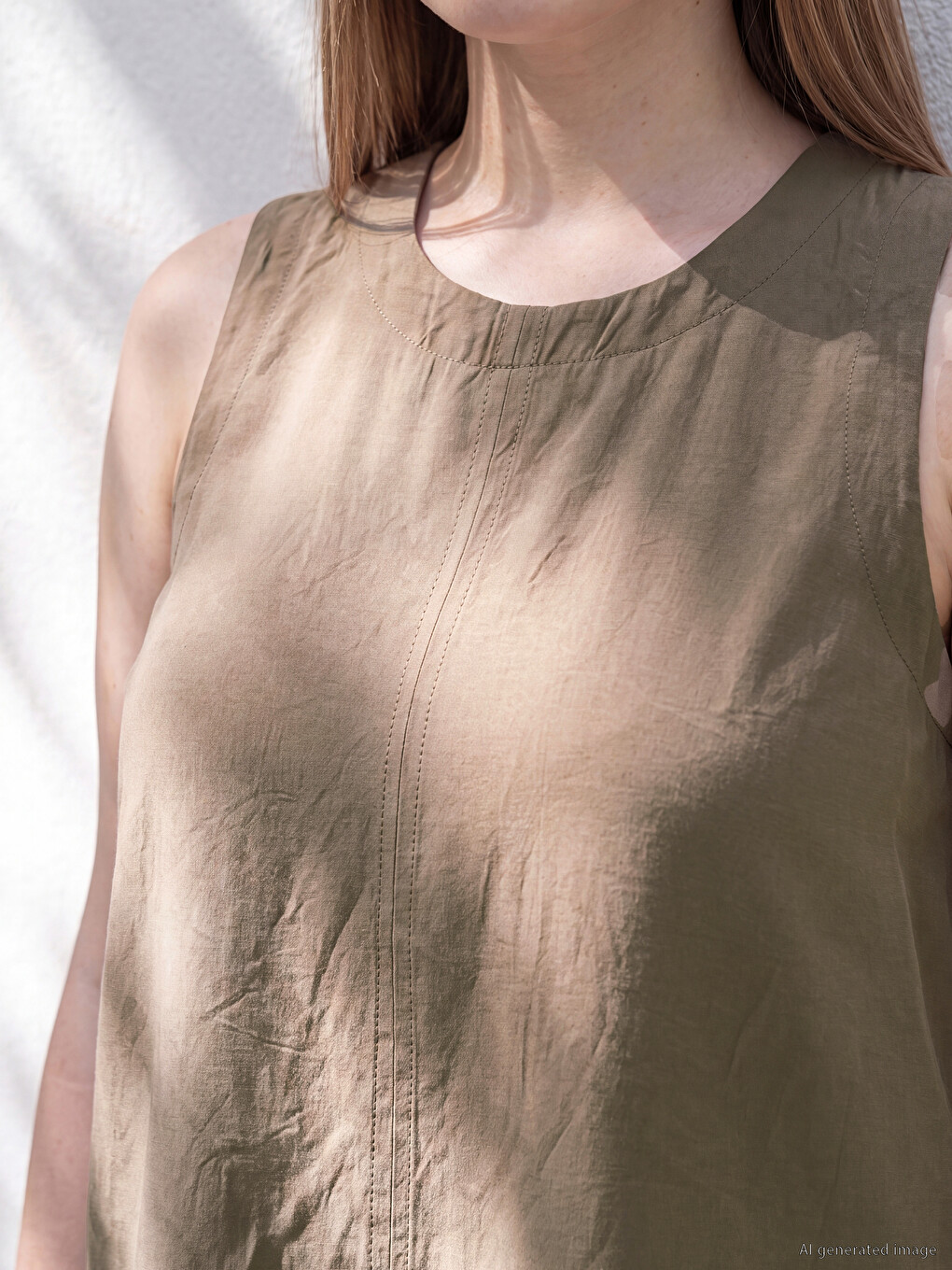 Blouse Grande Taille En Mélange De Modal-2