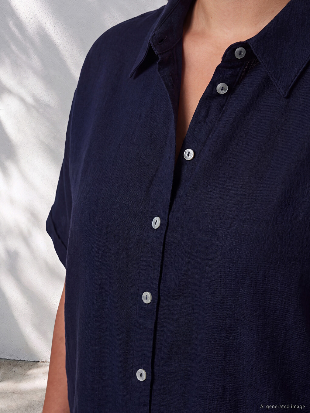 Linen Blend Women's Shirt-1