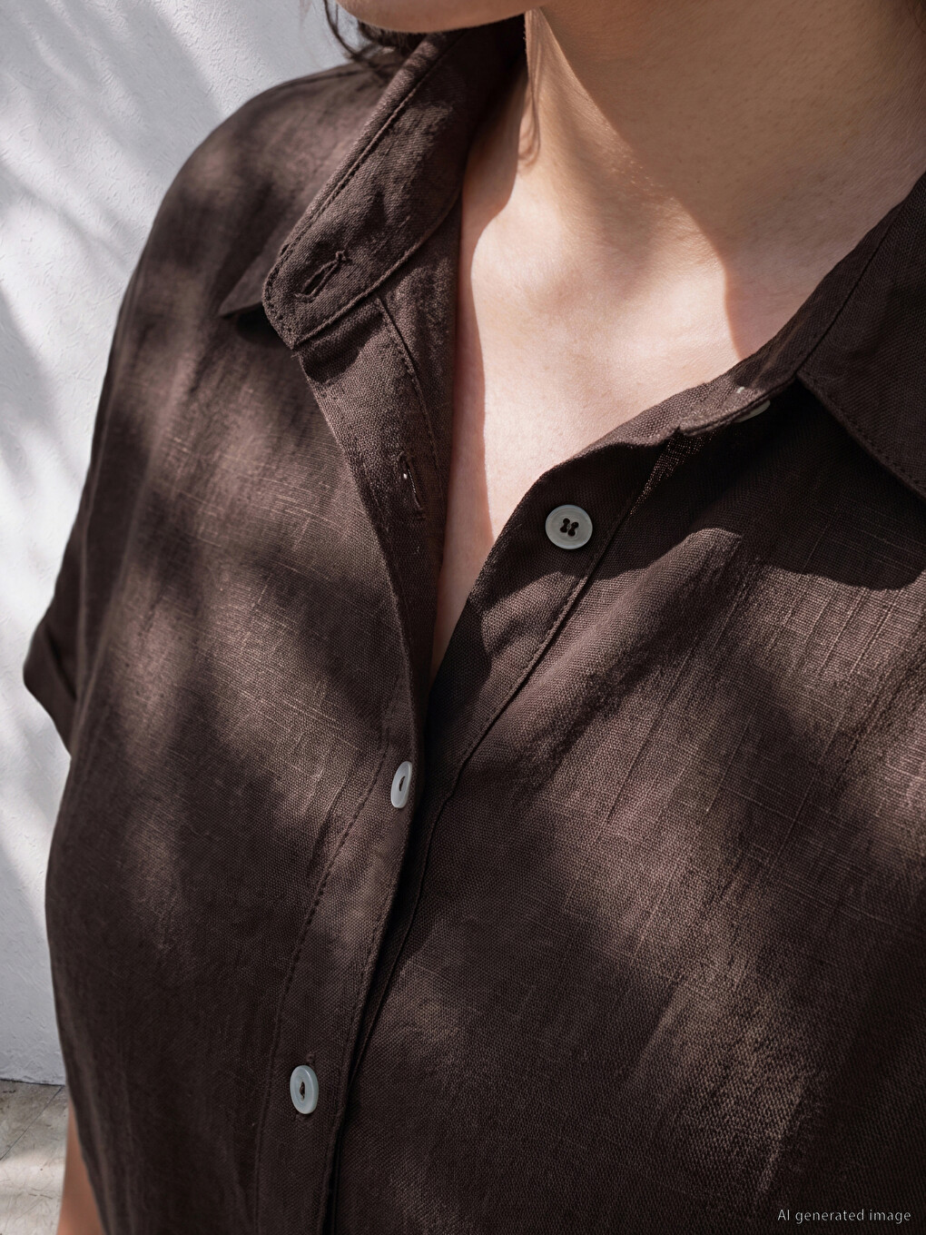 Linen Blend Women's Shirt-1