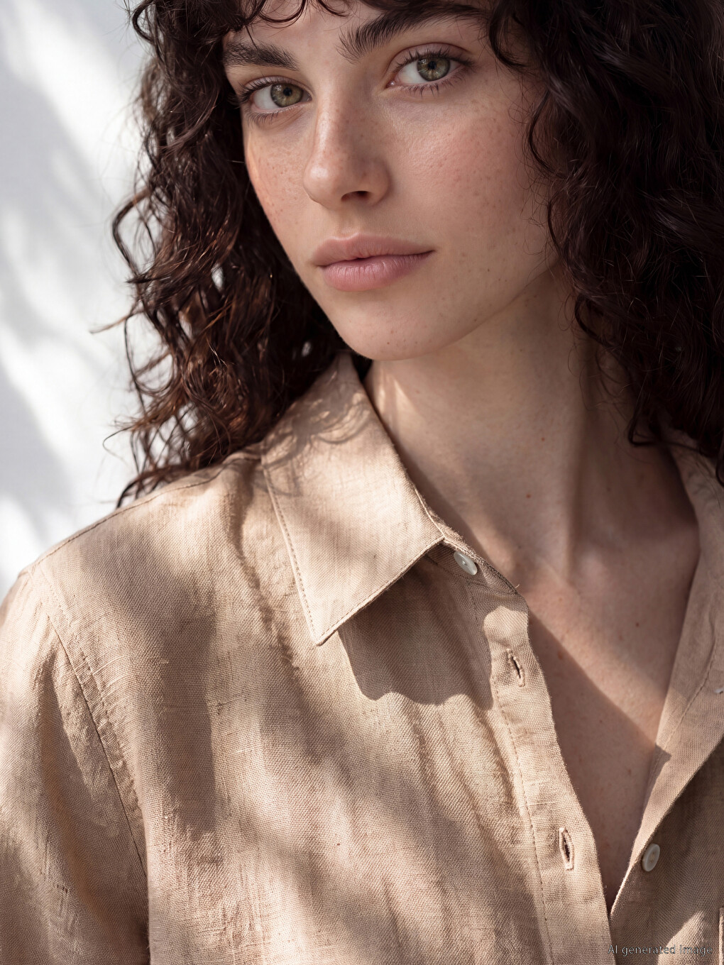Linen Blend Women's Shirt-1