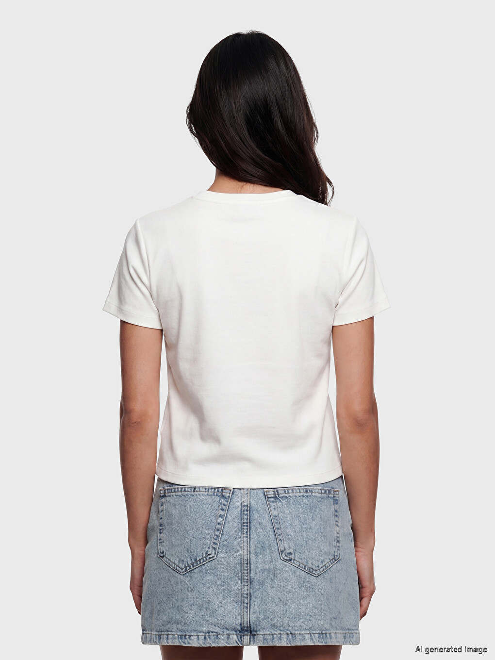 Crew Neck Malibu Printed Women's T-Shirt-3